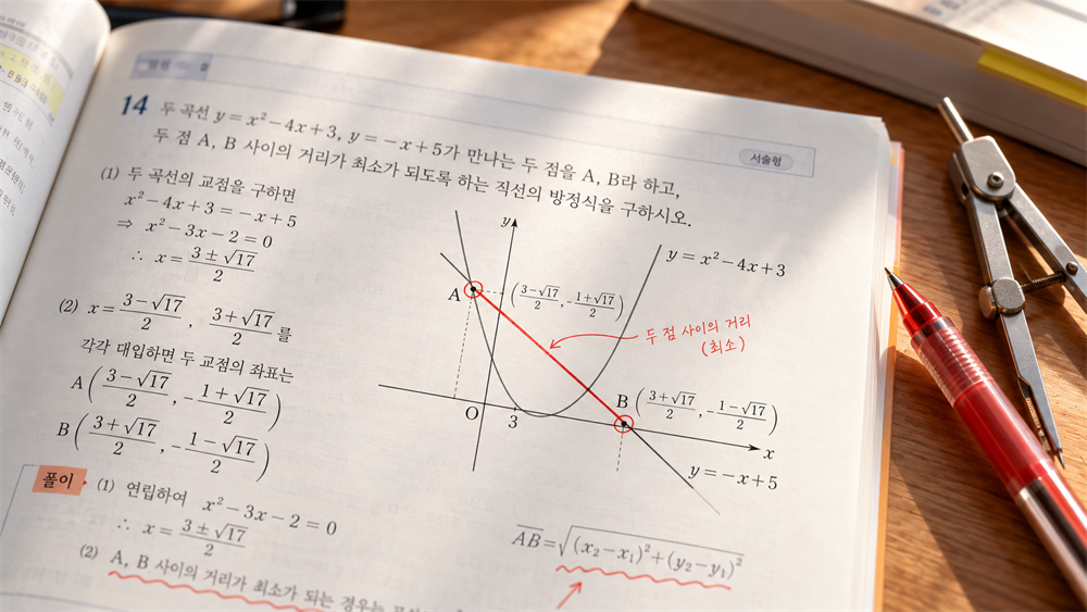 좌표기하 서술형 문제 풀이 노트